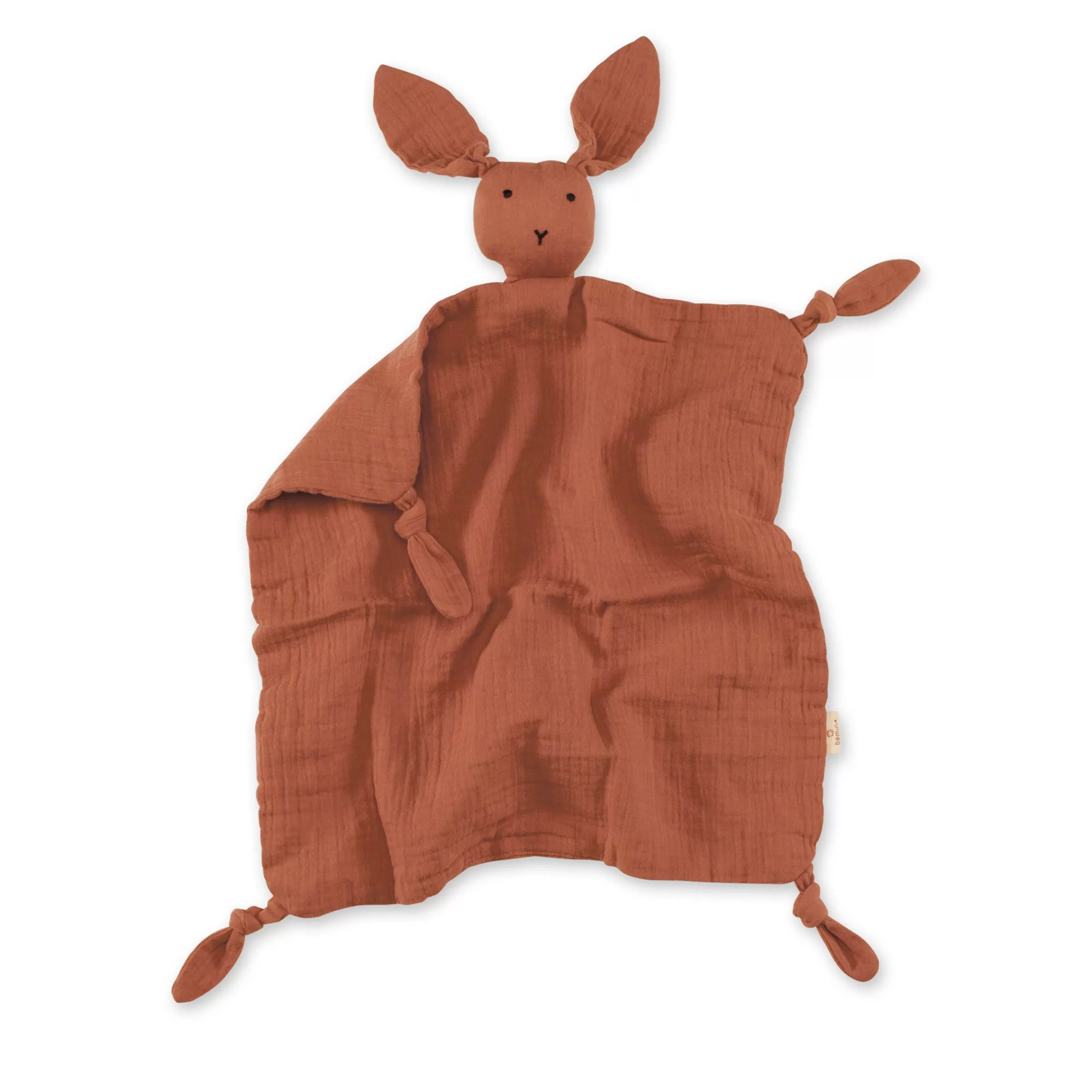 BEMINI Bunny Baumwollmusselin 40X40 Cm Bunny Terracotta Outlet