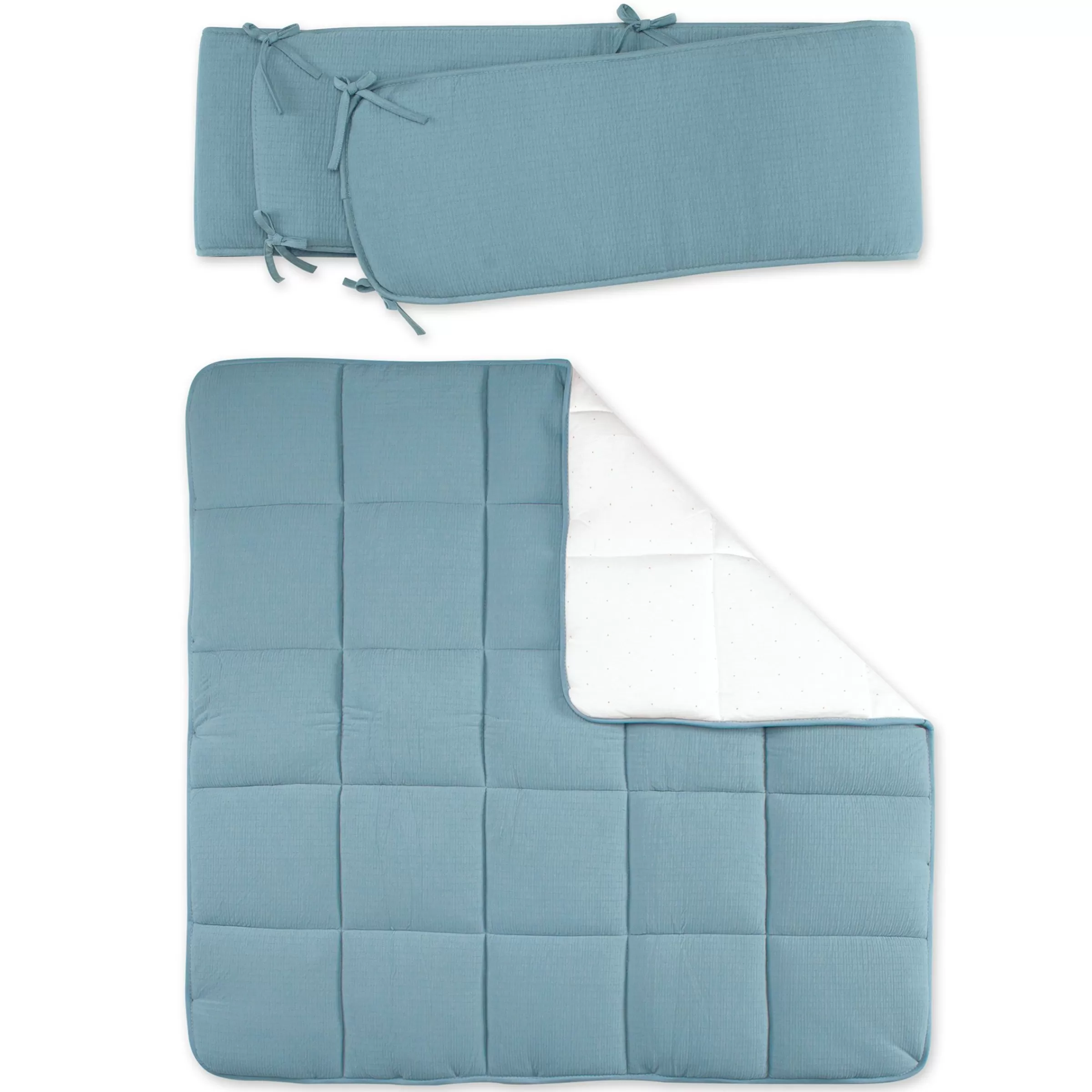 BEMINI Combo Krabbeldecke Und Nestchen Pady Tetra Jersey + Jersey 100X100Cm Cadum Wonder Online