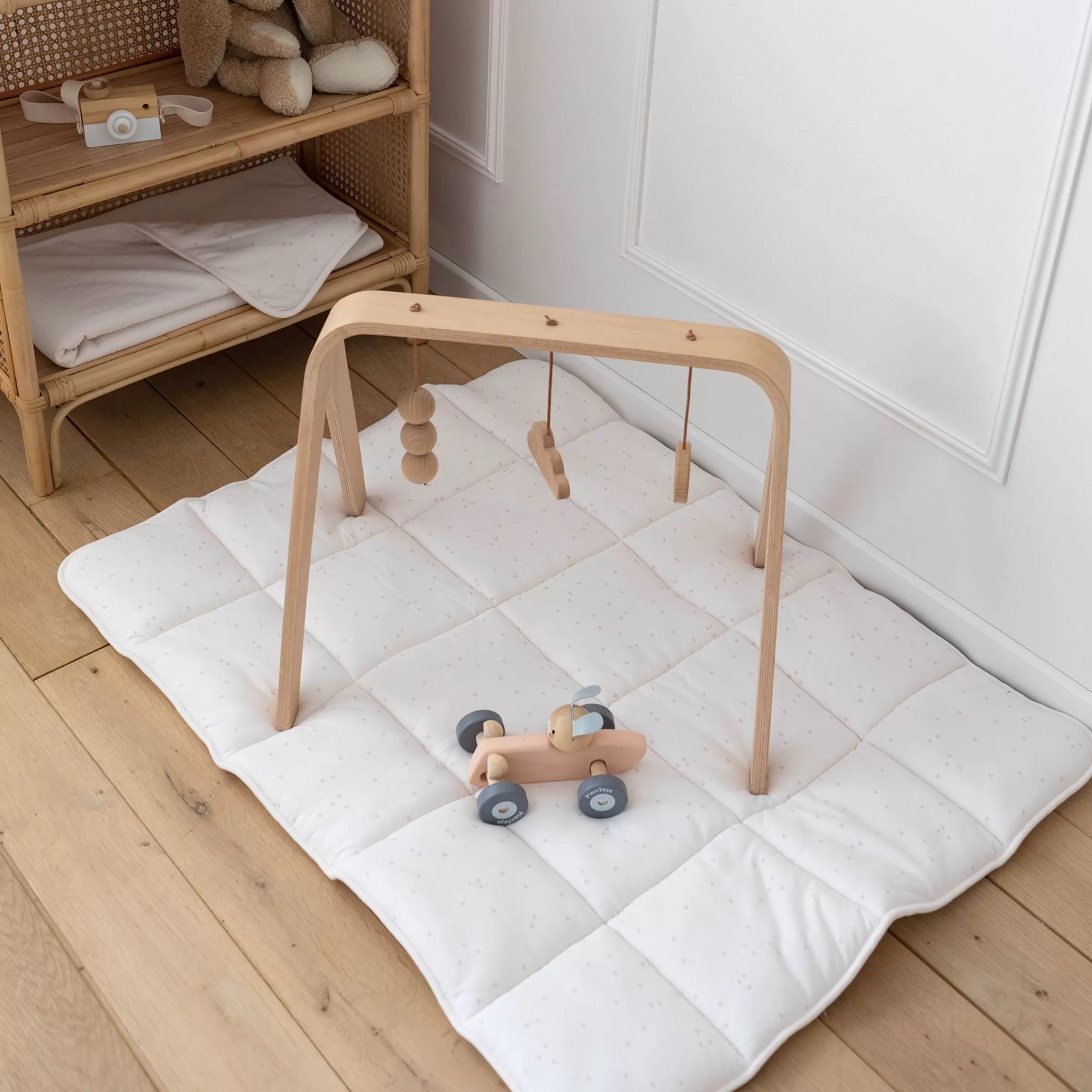 BEMINI Combo Krabbeldecke Und Nestchen Pady Tetra Jersey + Jersey 75X95Cm Cadum Pudding Clearance