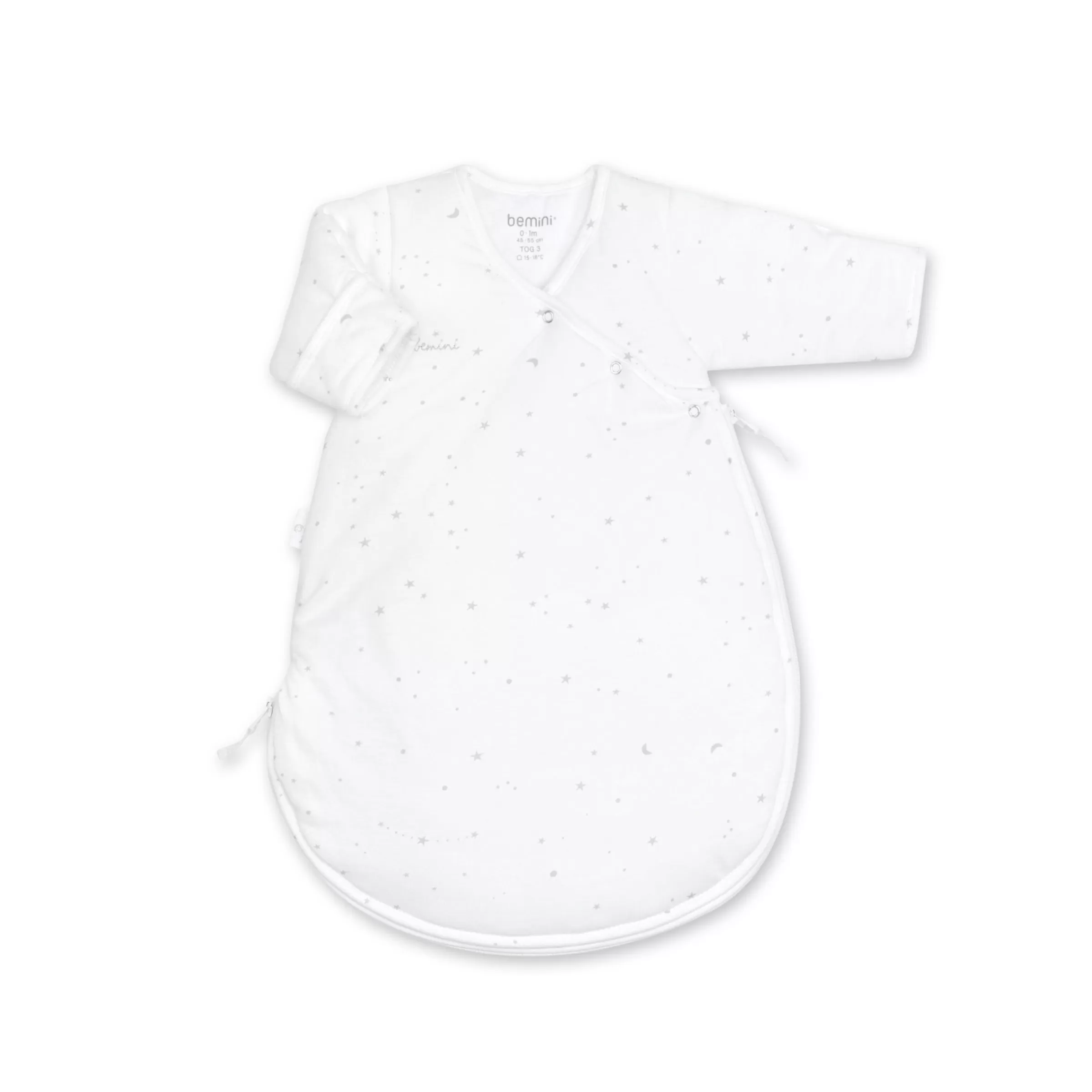 BEMINI Magic Bag Pady Jersey + Jersey 0-1M Stary Tog 3 Little Stars Print Little Stars Print Ecru Online