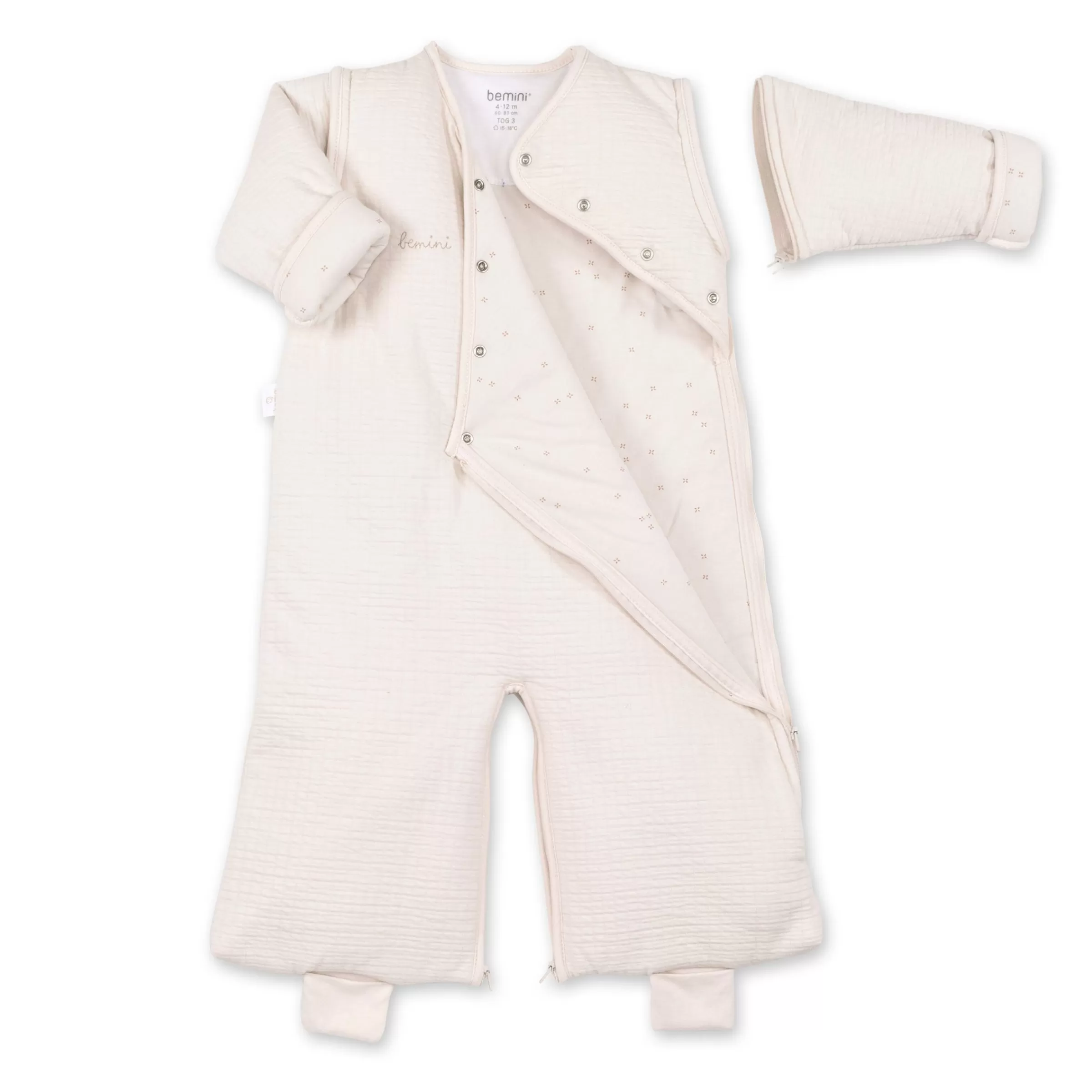 BEMINI Magic Bag Pady Tetra Jersey + Jersey 4-12M Cadum Tog 3 Pudding Outlet