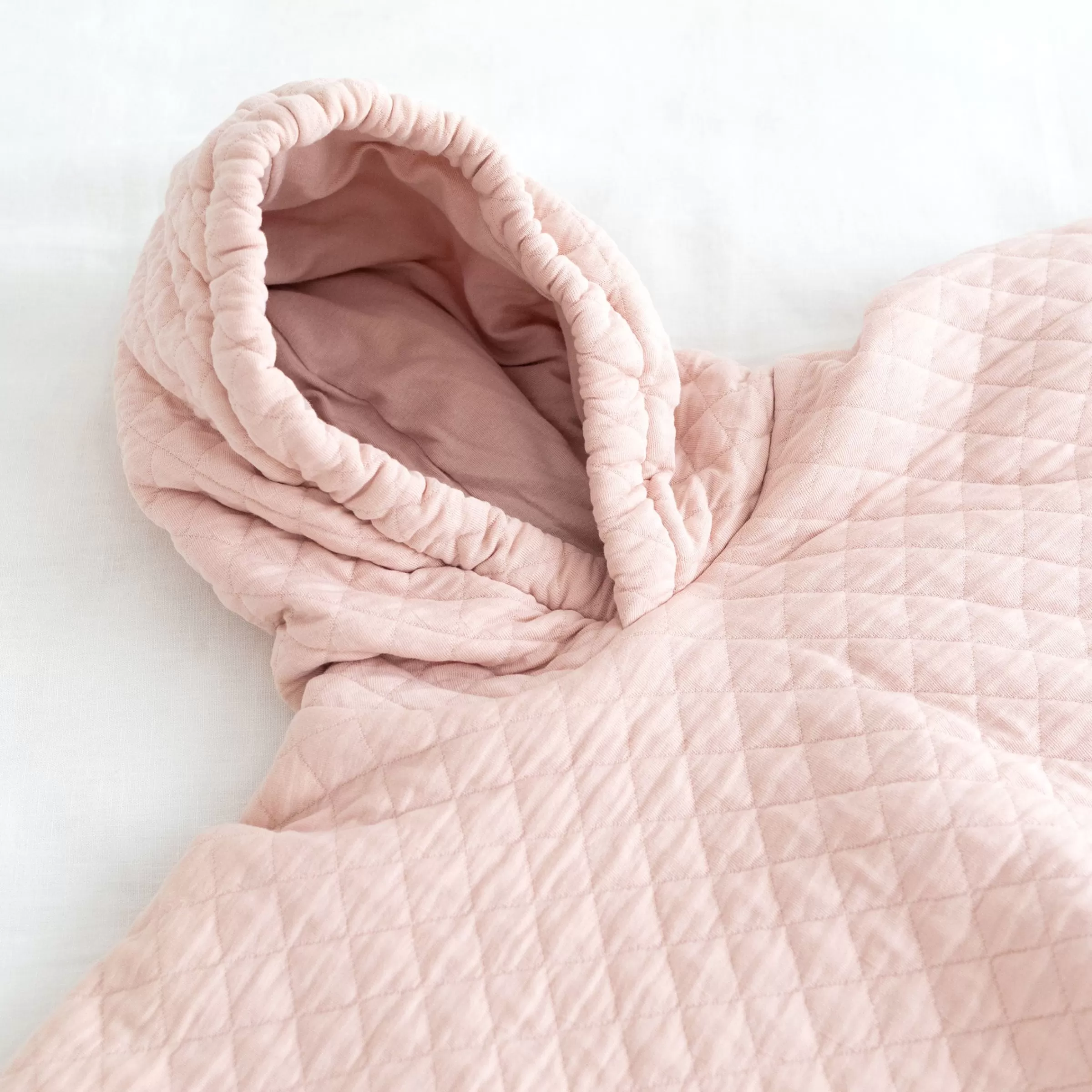 BEMINI Reiseponcho Pady Quilted + Jersey 9-36M Quilt Blush Best